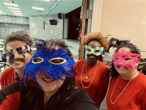 Norton 2023 Staff Mardi Gras Day